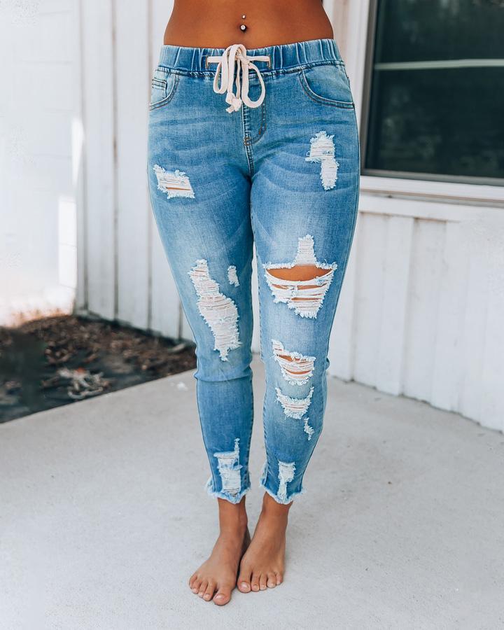 Denim Joggers - Style and Comfort in One
